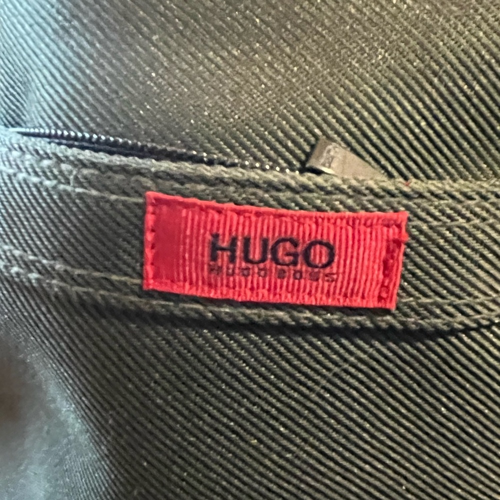 Hugo Boss Green Duffel Bag Used Travel, Gym bag 26x16